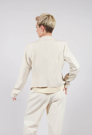 Skinny Jacket in Tecno Stretch Sand