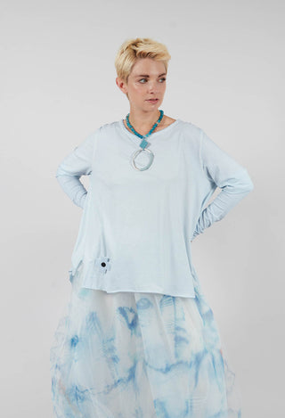 Big T-Shirt in Light Blue