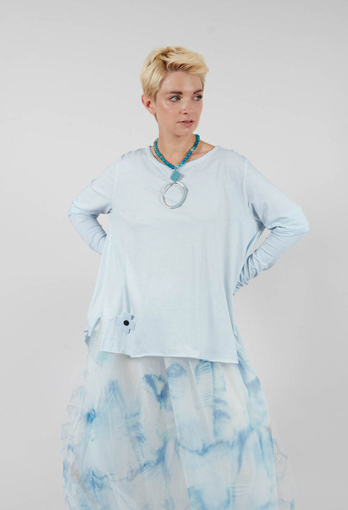 Big T-Shirt in Light Blue