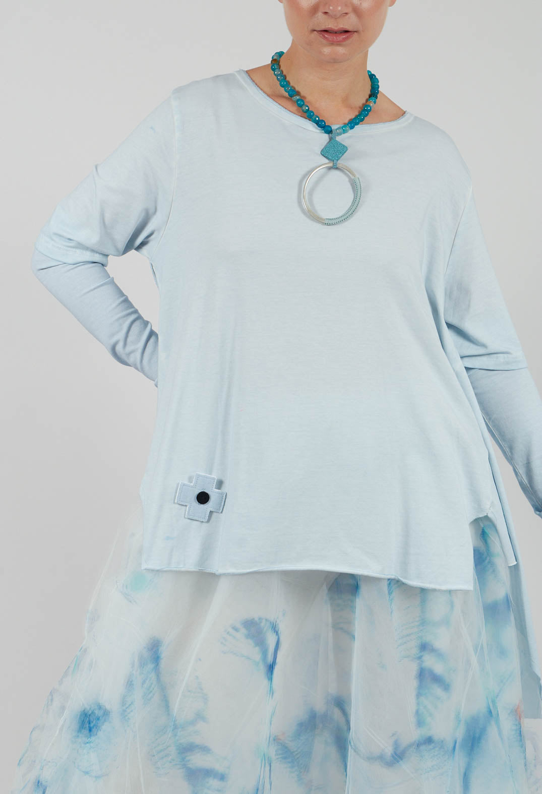 Big T-Shirt in Light Blue