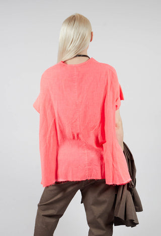 Voile Shirt in Coral