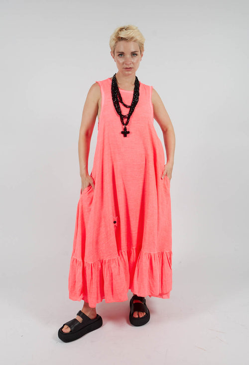 Voile Tutu Dress in Coral