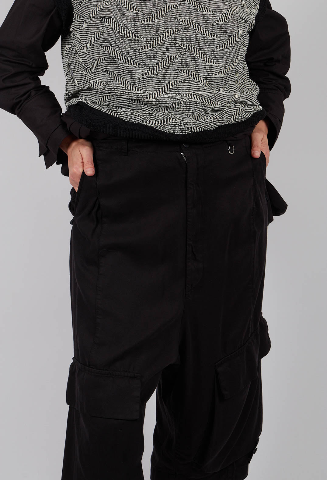 Big Pocket Trousers in Black