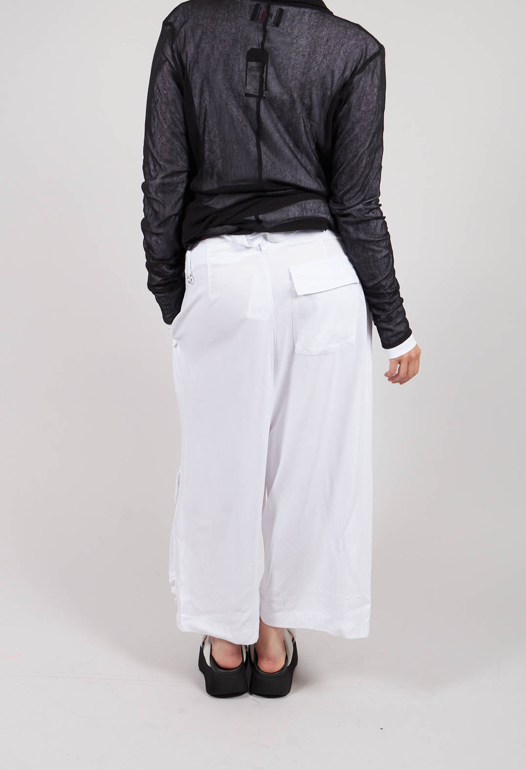 Big Pocket Trousers in White