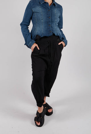 Ten Again Trousers in Black