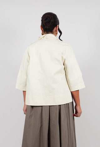 Boxy Jacket in Off White