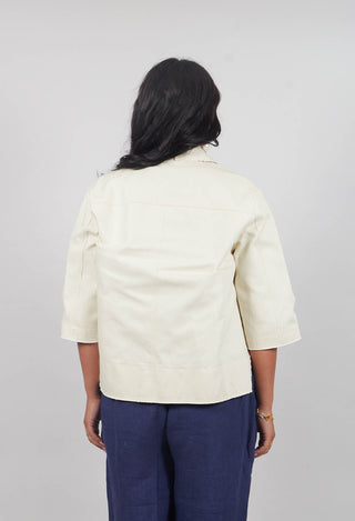 Boxy Jacket in Off White