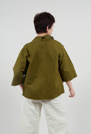 Boxy Jacket in Khaki