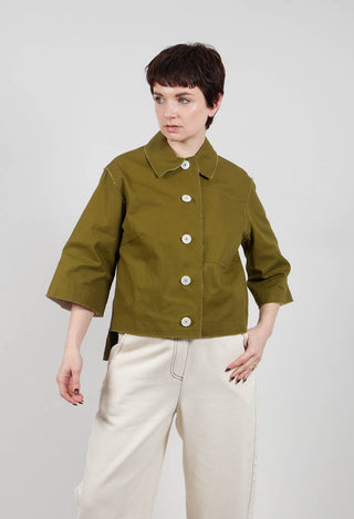 Boxy Jacket in Khaki