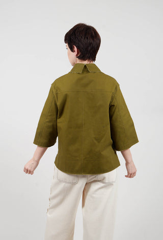 Boxy Jacket in Khaki