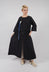 Open Tunic Dress in Black