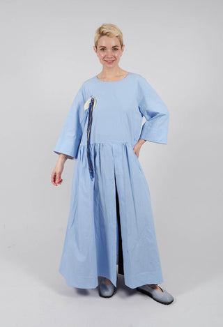 Open Tunic Dress in Sky Blue