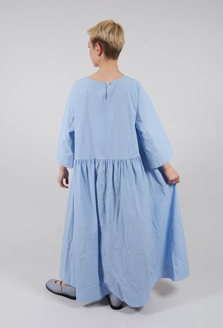 Open Tunic Dress in Sky Blue