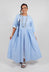 Open Tunic Dress in Sky Blue