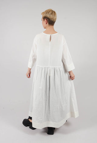 Open Tunic Dress in White