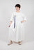 Open Tunic Dress in White