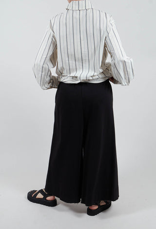 Wide Leg Trousers in Black