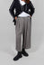 Cropped Trousers in Black and White