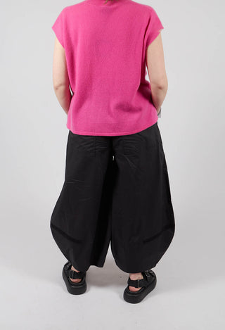 Wide Leg  Trouser in Friday Black