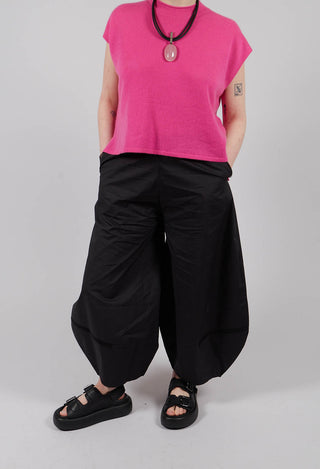 Wide Leg  Trouser in Friday Black