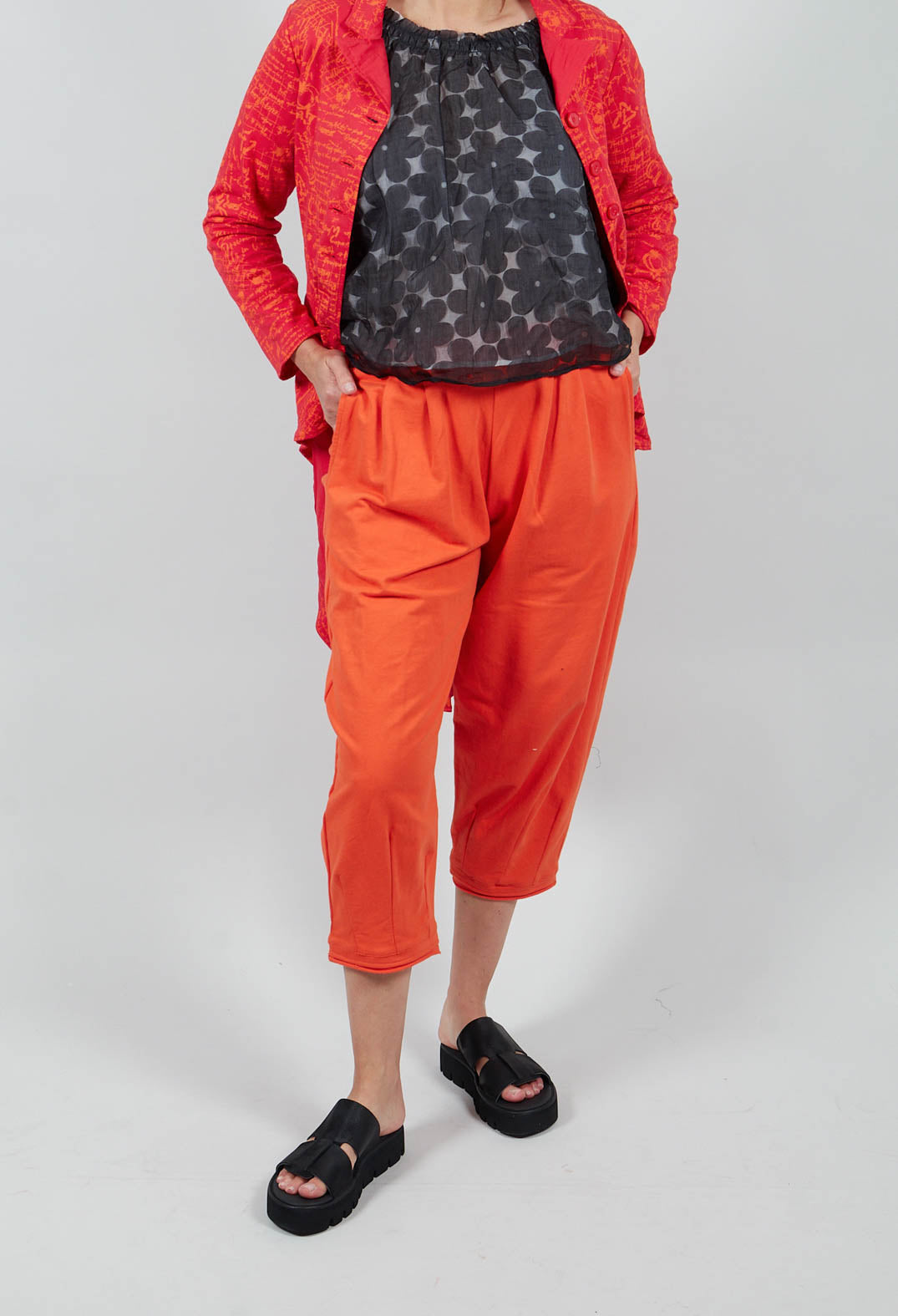 Casual Trouser in Orange