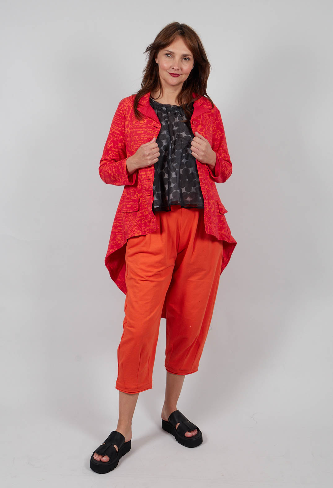 Casual Trouser in Orange