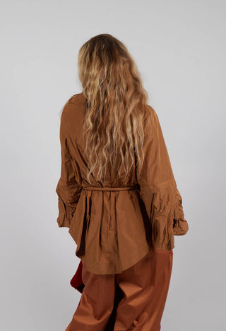 Feature Collar Jacket in Brown