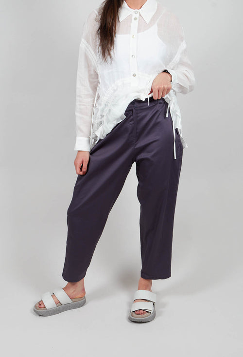 Straight Leg Trouser in Navy
