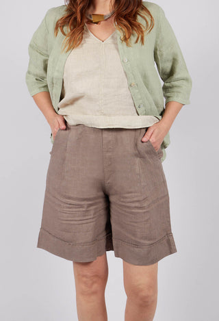 Knee Length Shorts in Fango