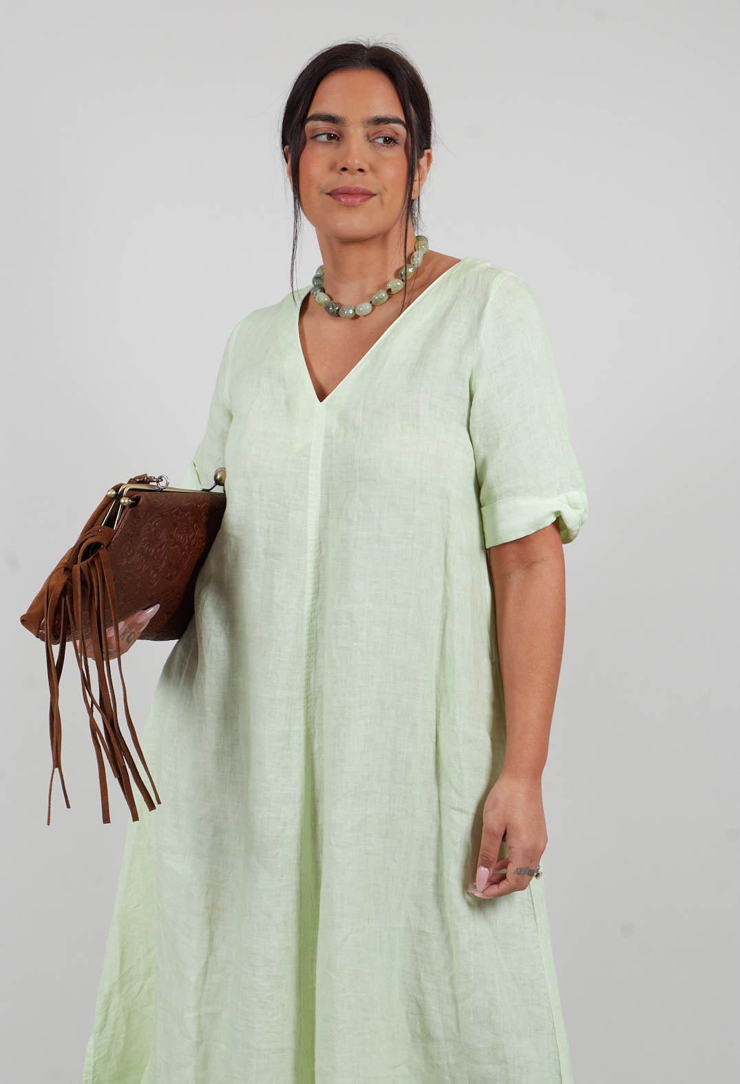 Zaris Dress in Spring Green
