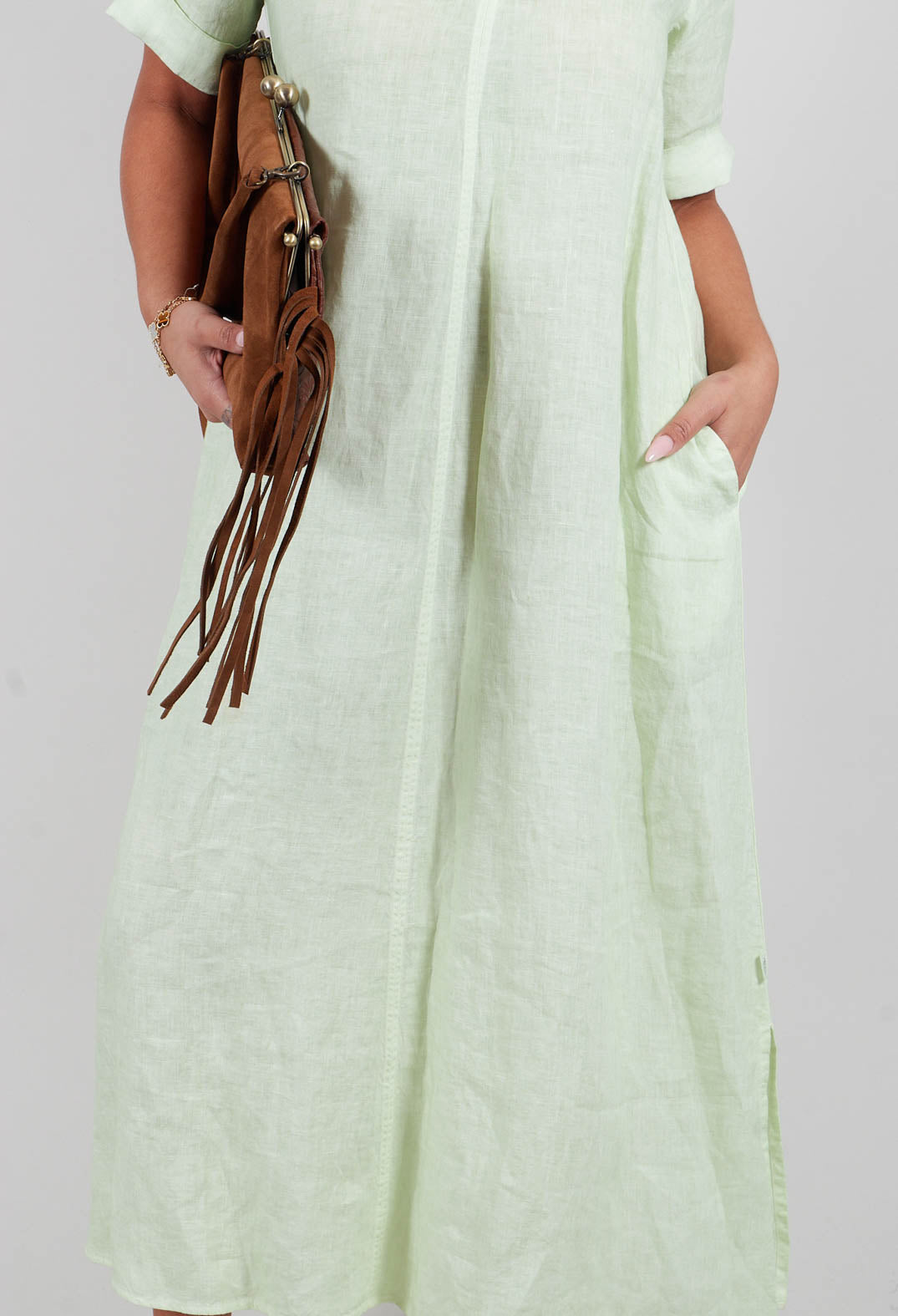 Zaris Dress in Spring Green