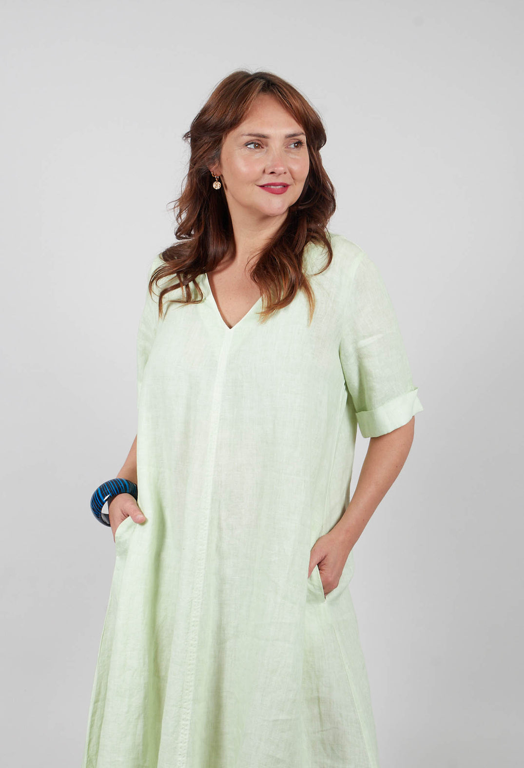 Zaris Dress in Spring Green
