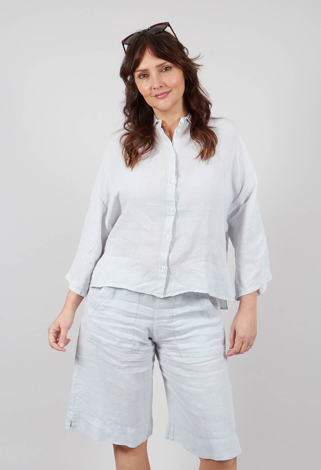 Tege Blouse in Pearl