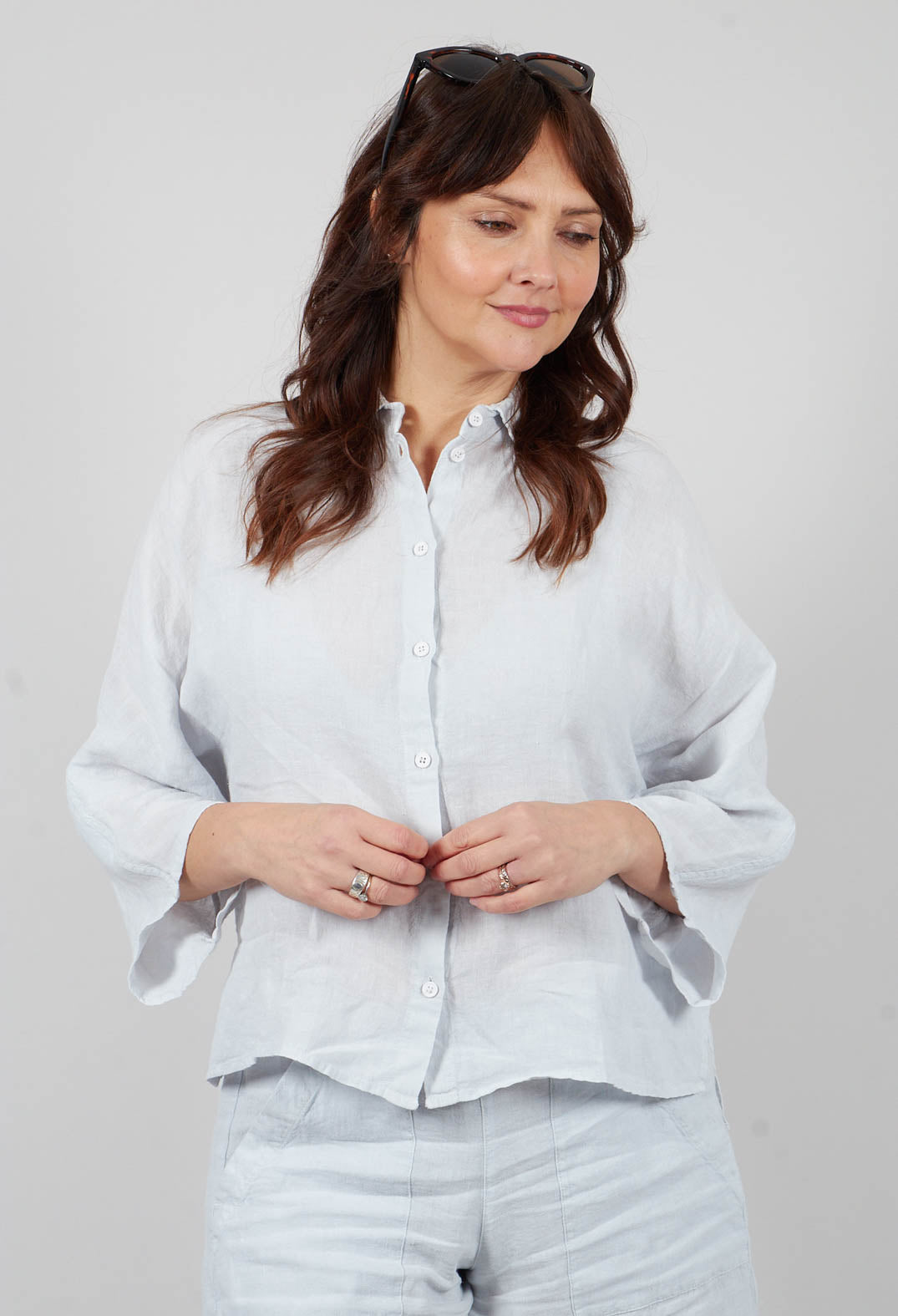 Tege Blouse in Pearl