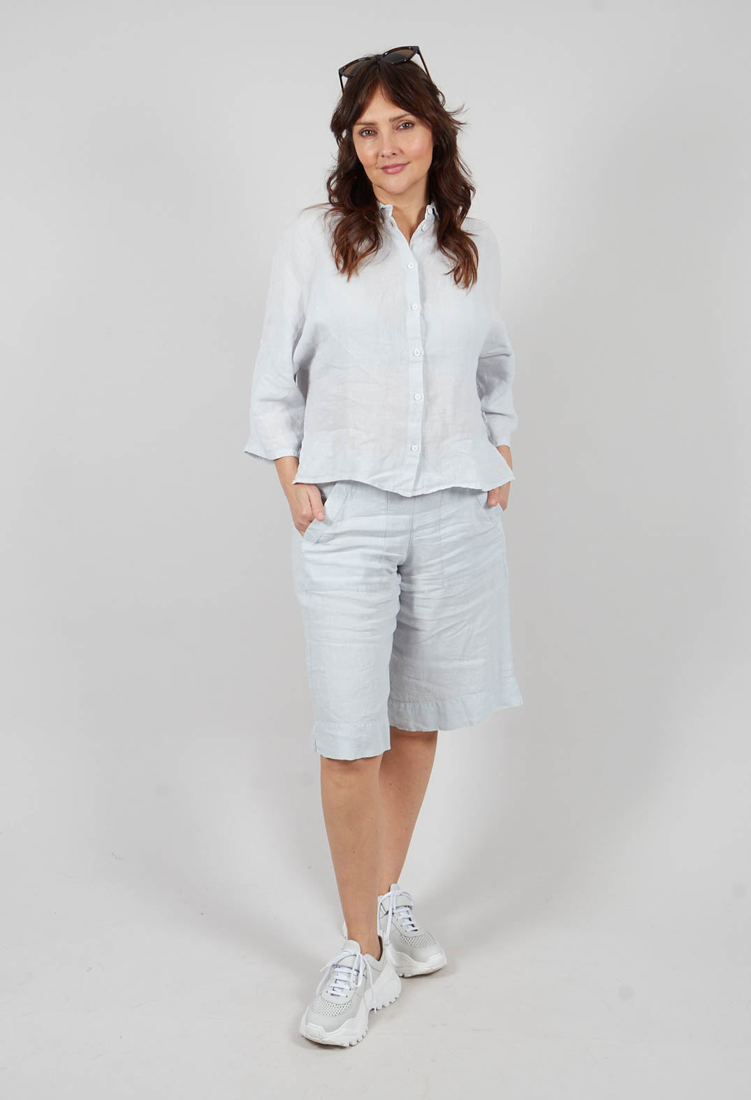 Tege Blouse in Pearl