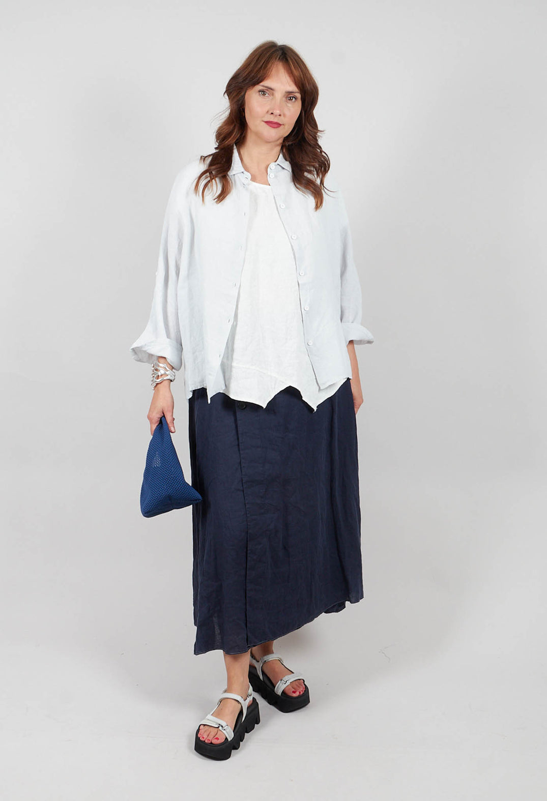 Tege Blouse in Pearl
