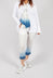 Dip Dyed Geisha Pants in White and Blue