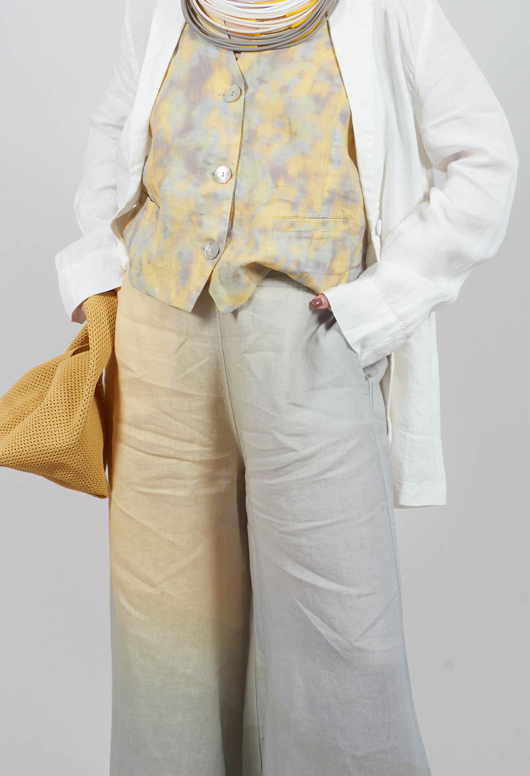 High-Waisted Maki Pants in Sunlight