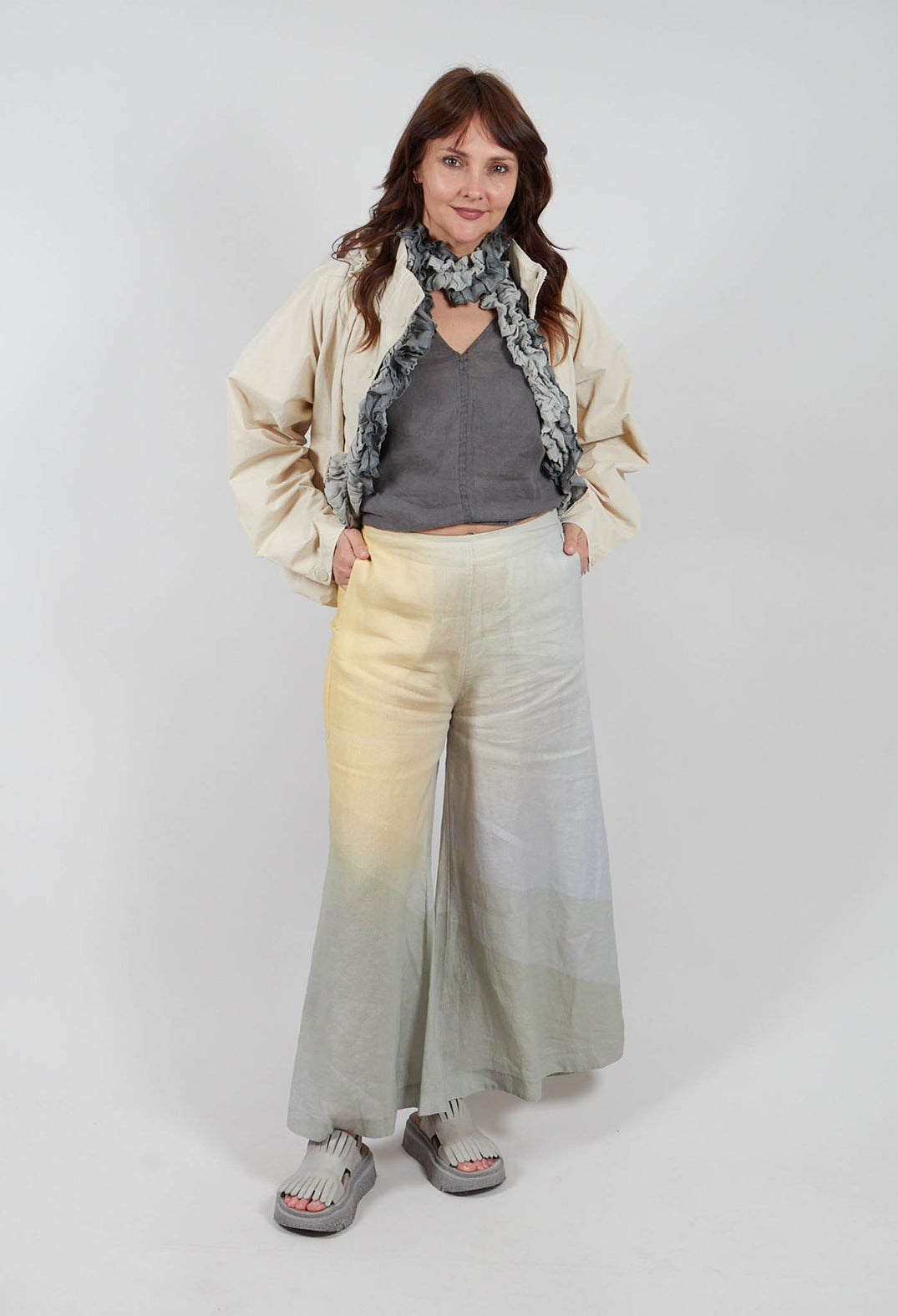 High-Waisted Maki Pants in Sunlight