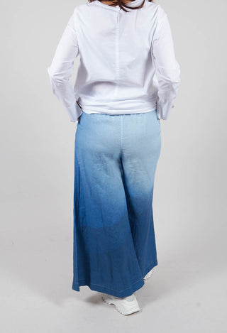 High-Waisted Maki Pants in Eve Blue