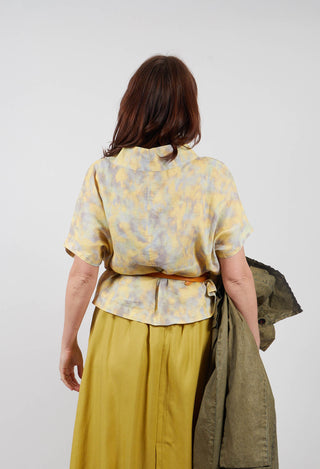 Diva Top in Sunlight Print