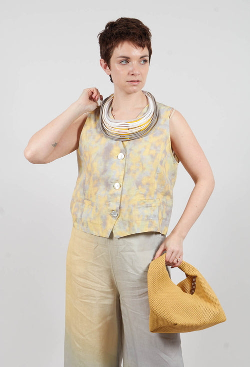 Kazamar Waistcoat in Sunlight Print
