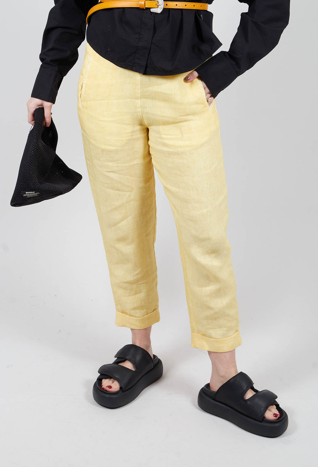 Linen Geisha Pants in Sunlight