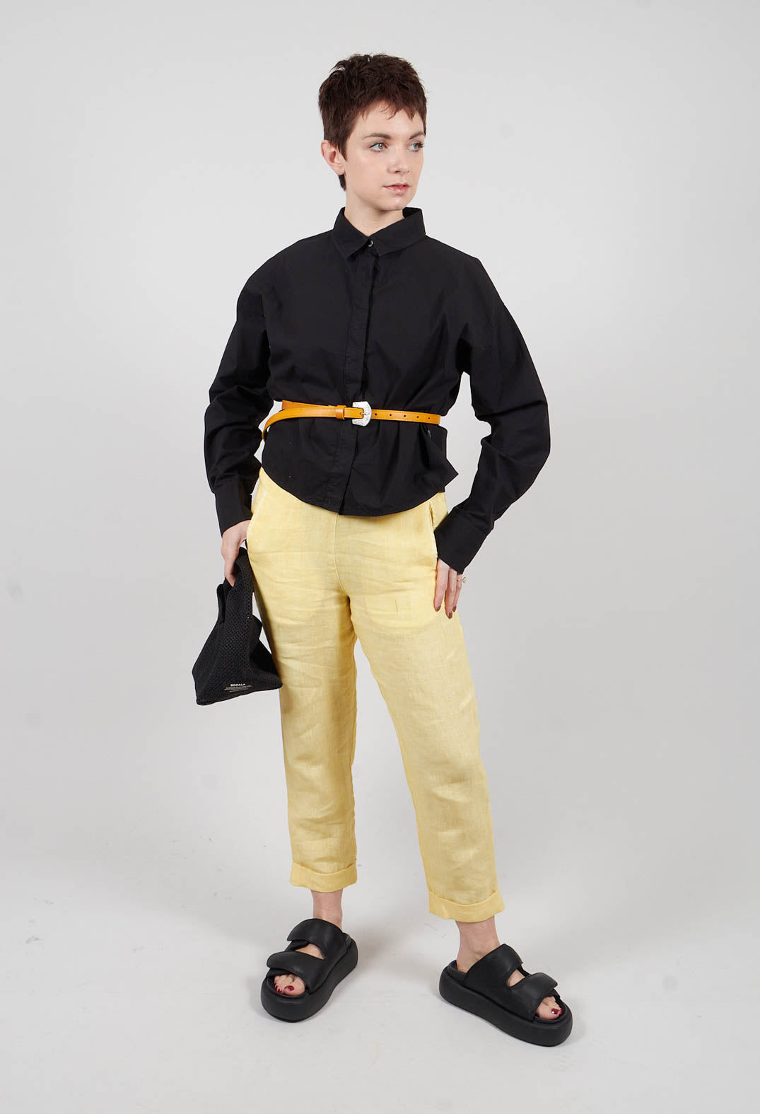Linen Geisha Pants in Sunlight
