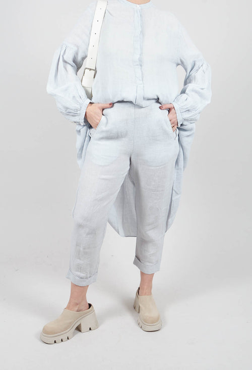 Linen Geisha Pants in Pearl