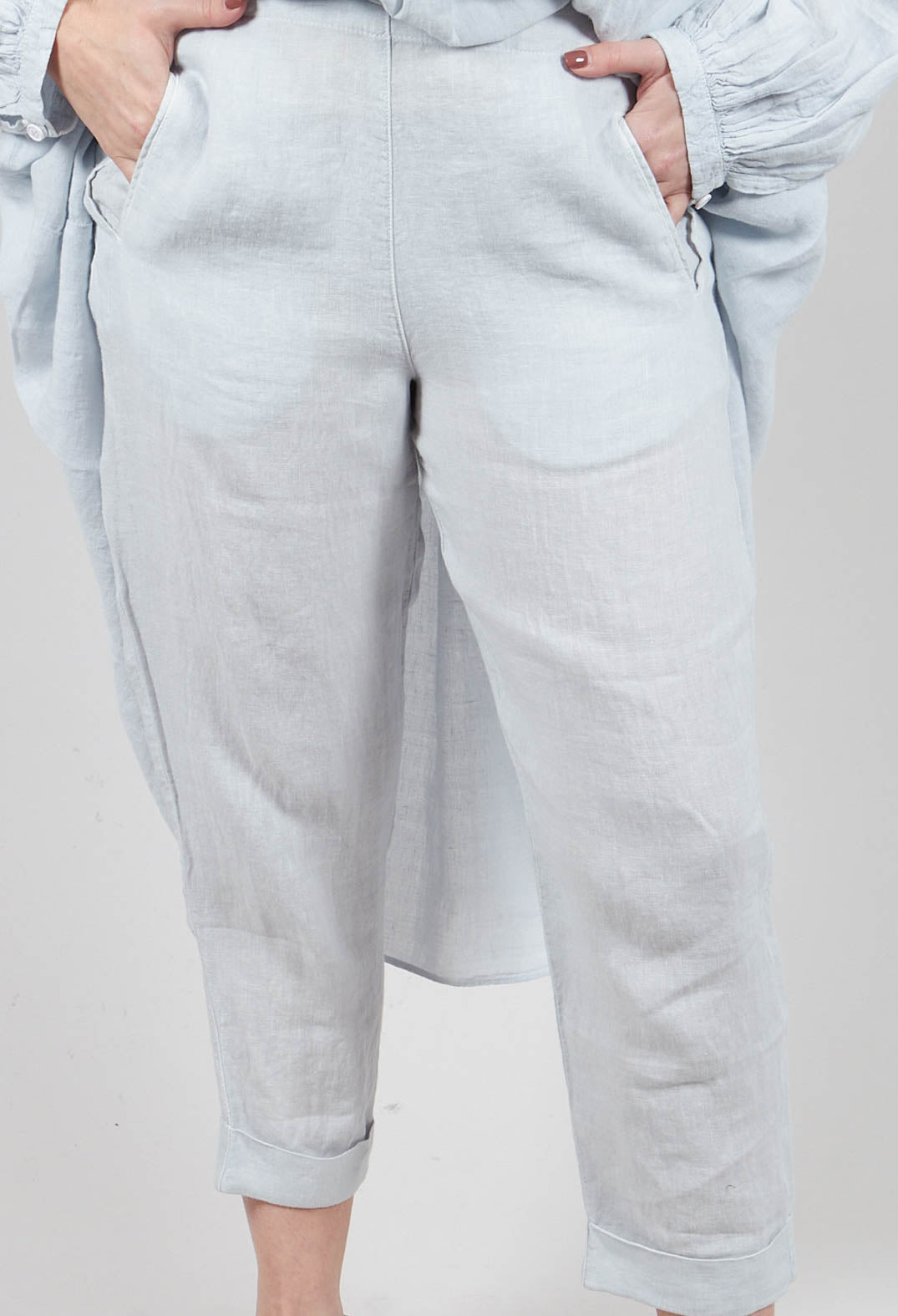 Linen Geisha Pants in Pearl