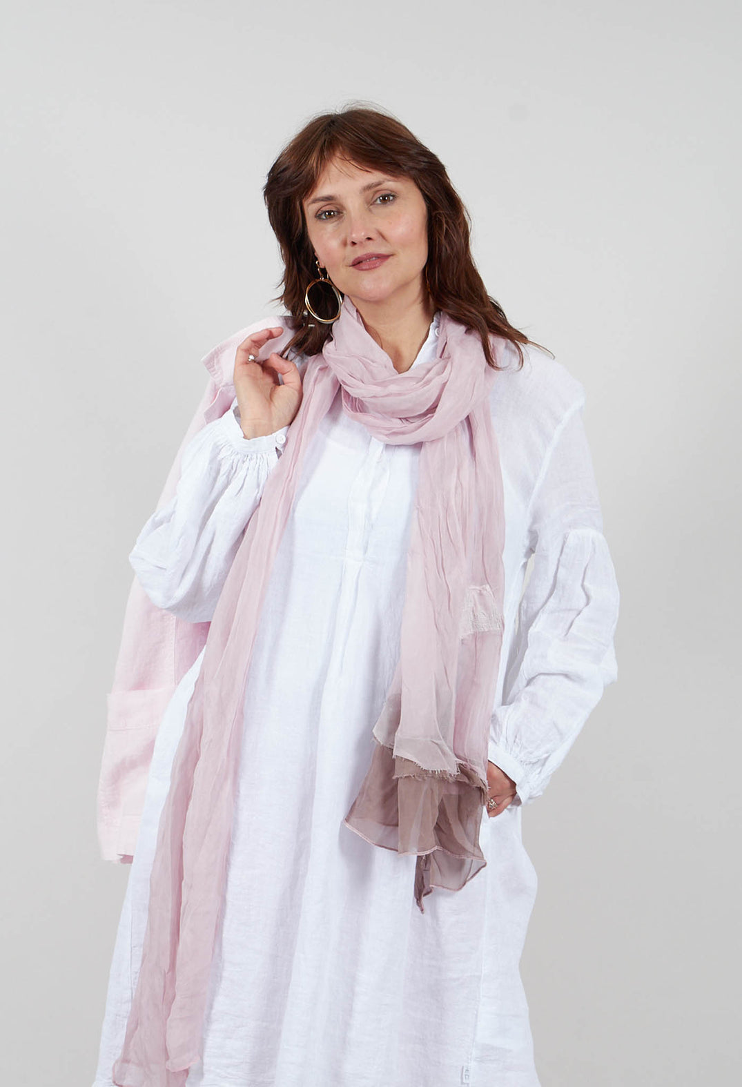 Kameli Dress in White