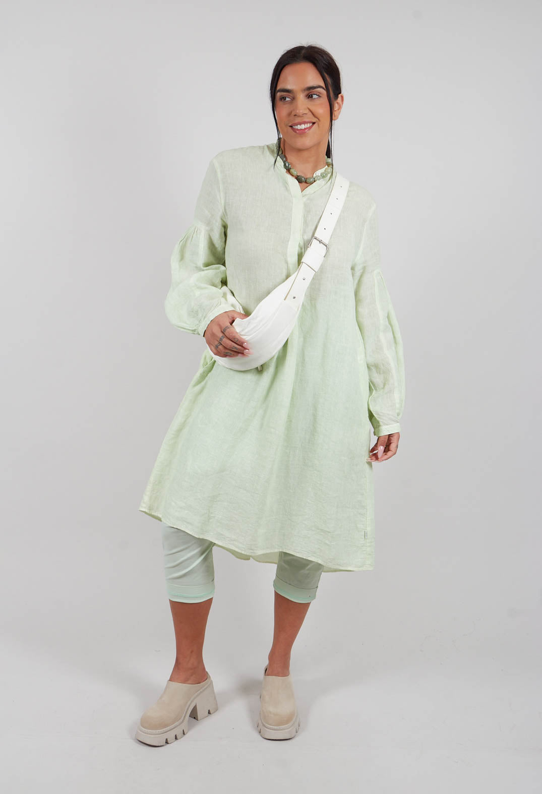 Kameli Dress in Spring Green