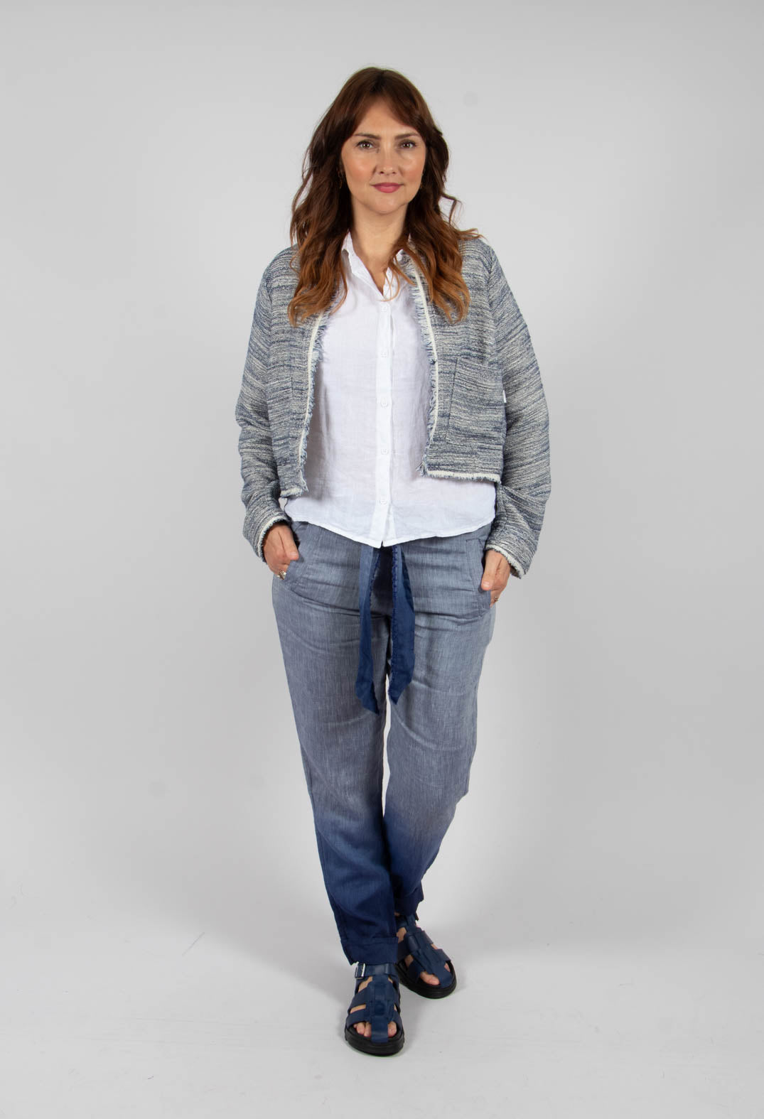 Safaga Jacket in Eve Blue
