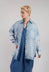 Kabo Blouse in Blue Denim
